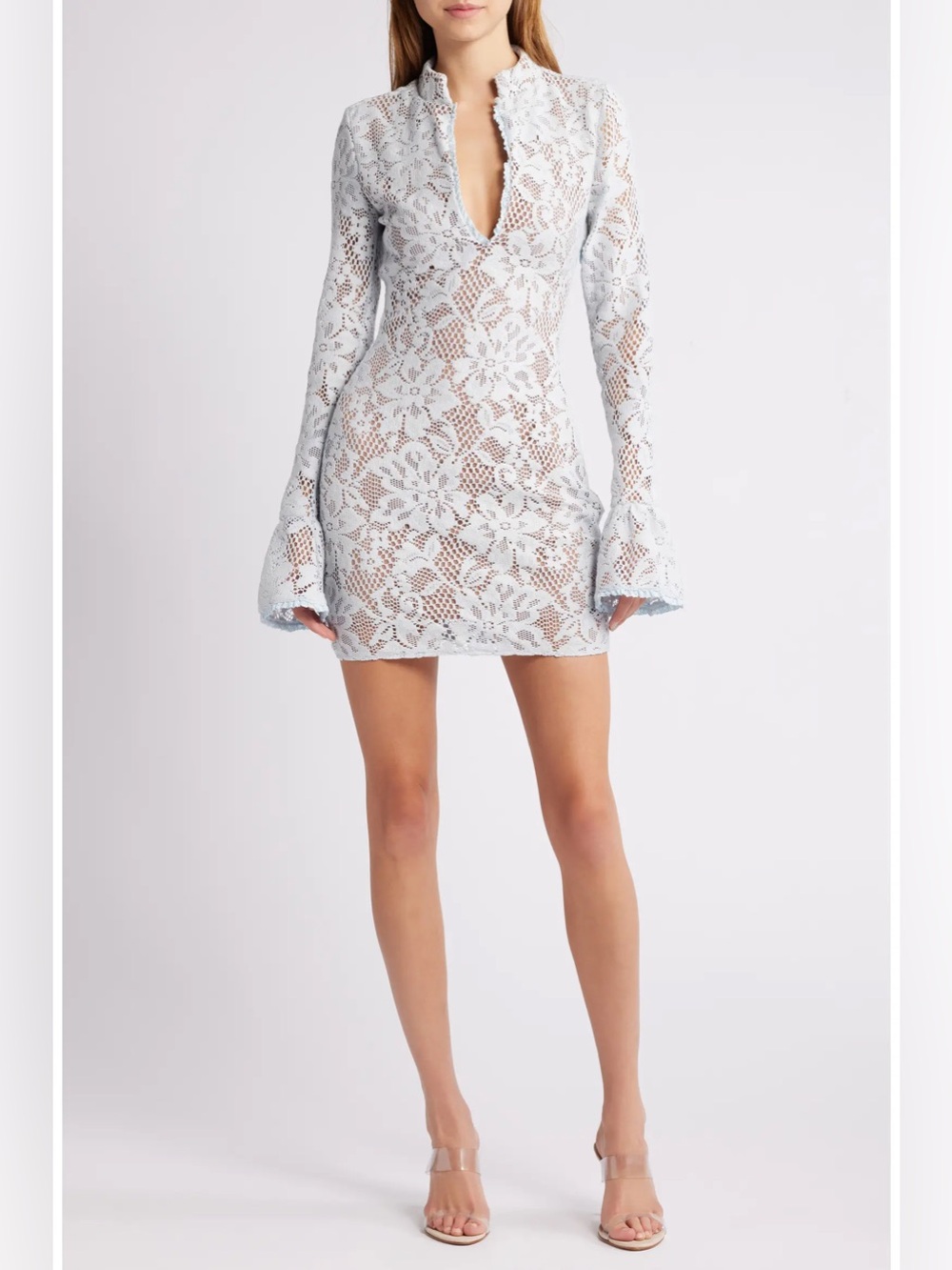 Brianna Long Sleeve Lace Body-Con Minidress
HOUSE OF CB